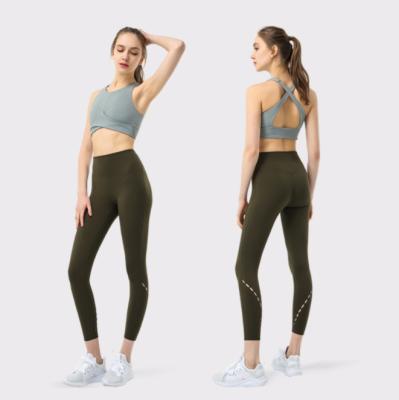 China Fashion Breathable 2 Piece Sports Set Women Gym Sets High Waist Legging And Sports Bras Yoga Set for sale