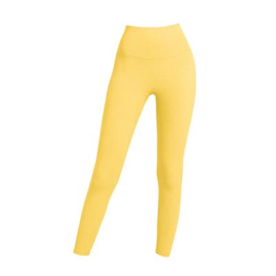 China Colorful Breathable Women's Gym Yoga Pants Buttocks Buttocks Push Up Gaiters No-Line Yoga Embarrassment Pants for sale