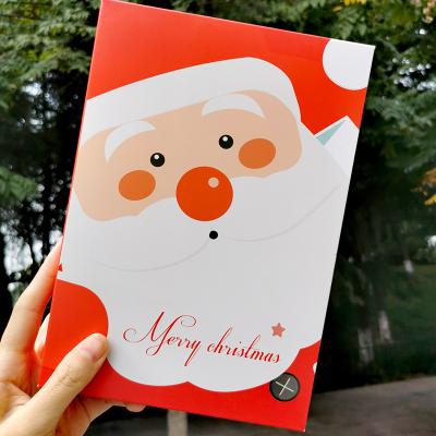 China Recycled Small Snowman Paper Bag Christmas Gift Packaging Materials Bags Christmas Eve Portable Paper Bag Box for sale