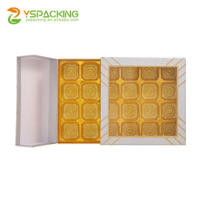 China New Recycled Materials Wholesale Custom Gold Foil Stamping Paperboard Biscuit Cookies Chocolate Box Food Packaging Baking Paper Boxes for sale