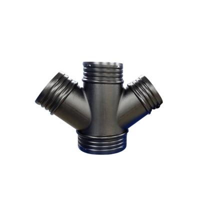 China Modern High Quality Hose Air HVAC System Conditioning Double Branch Duct BTO for sale