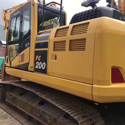 China Used Excavator CaterpillaX KomatsX HitachX VolvX KobelcX DoosaX KubotX PC200 Crawler Excavators For Sale 1.05mÂ ³ for sale