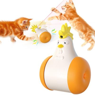 China Viable Automatic Interactive Chicken Train Laser Cat Laser Toy Interactive Laser Cat Toy for sale