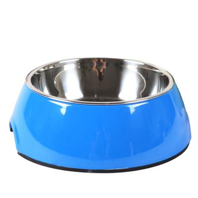 China Wholesale Viable Durable Dog Cat Bowls Portable Metal Stainless Steel Pet Bowl for sale