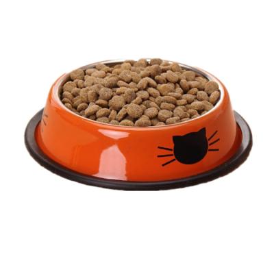 China Cat Factory OEM Stainless Steel Sustainable Interactive Pet Bowl Powder Coated Dog Feeding Bowl for sale