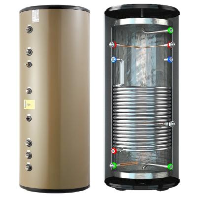 China Freestanding 50L/100L/150L/200L/300L Customized Water Tank for Air to Water Heat Pump for sale