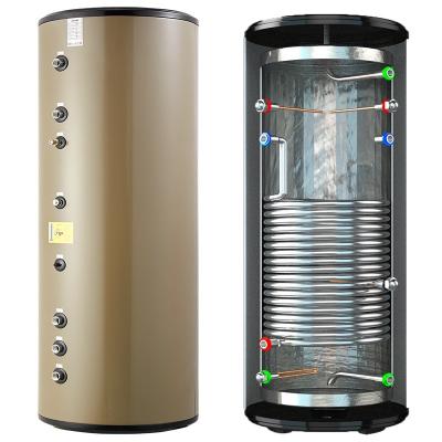 China 200L Capacity SUS304 Stainless Steel Heat Pump Water Tank for Hot Water Storage Needs for sale