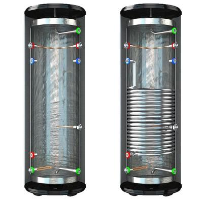 Chine 150L SUS316L réservoir d'eau solaire en acier inoxydable pour solution de stockage d'eau chaude électrique à vendre