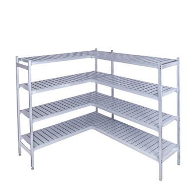 China Custom OEM ODM Quality Guaranteed Corrosion Protection Aluminum Kitchen Shelving Rack Mobile Unit for sale