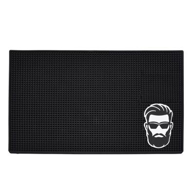 China Factory direct sale salon hairdressing/hairdressing tools personal care pad non-slip silicone to resist heat Barber Hairdresser Mat for sale