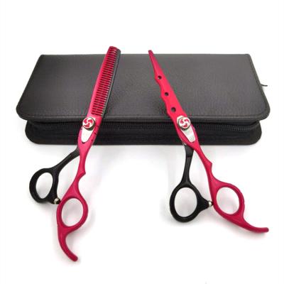 China Factory Direct Selling Scissors Right Handed Hair Cutting Unique Design Professional Hairdressing Scissors Flat Cut Salon Barber Tools for sale