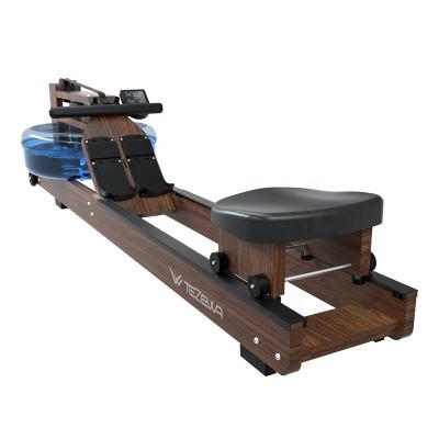 China Wooden Frame Universal Professional Water Resistance Foldable Rowing Machine for sale