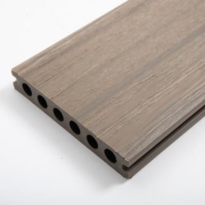 China 145*20Mm Modern Wooden Plastic Solid Composite Cladding Board Decking Wpc Exterior Decking Boards for sale