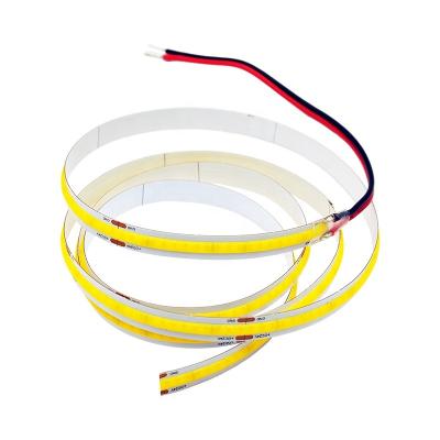 China Factory Price Residential Quality 7.7W Low Voltage 12V 24V Warnwhite Reliable COB 336 LED Strip Light for sale