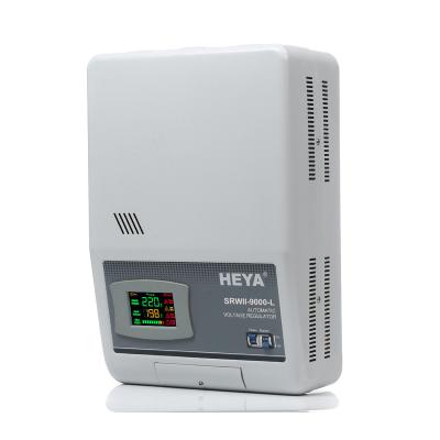 China SVC HEYA 10KVA Low Voltage Input Color LED Display AC Voltage Regulator Stabilizers AVR SVC Single Phase 50hz/60hz 80-260VAC 220V±8% for sale