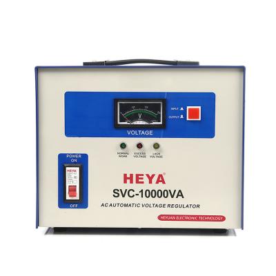 China SVC Industry 10000VA 10KVA Meter Display 220V Single Phase Voltage Regulators Stabilizers for sale