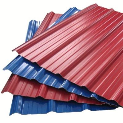 China 500-1500mm Gauge 16 Used Zinc PVC Corrugated Plastic Roofing Sheet for sale