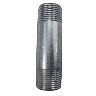 China Connect high quality wire galvanized pipes round toe poe BS full pipe nipple for sale