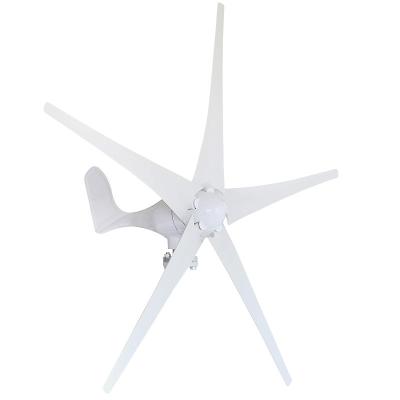 China Good quality 5 blades 100W wind turbine green energy home use horizontal wind power generator home and commercial use latest design for sale for sale