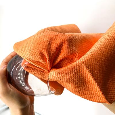 China Sustainable Glass Floor Kitchen Dish Towel Sunglass Car Stabilized Powers Cleaning Cloth Household Cleaning for sale