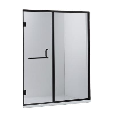 China Modern Stunning High Quality Glossy L-shape Handle Stainless Steel Hinge Shower Door Enclosure Enclosure Cabinet for sale