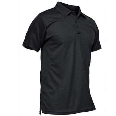 China 100% Logo Plain Short Sleeve Casual Embroidered Blank Anti-wrinkle Cotton Mens Golf Polo T-shirts for sale