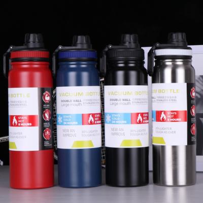 China High Quality Durable 800ml Double Wall Large Mouth Stainless Steel Vacuum Bottle for sale