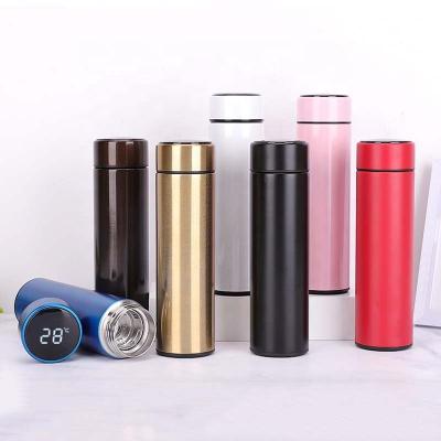 China Hot Sale Smart LED Temperature Display Insulation Bottle PORTABLE Stainless Steel Smart Vacuum Flask for sale