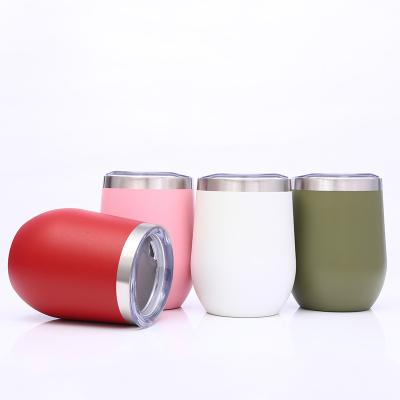 China 6OZ/8OZ/12OZ/14OZ/16OZ viable insulated custom wine tumbler cups tumbler 18/8 stainless steel wine tumbler for sale