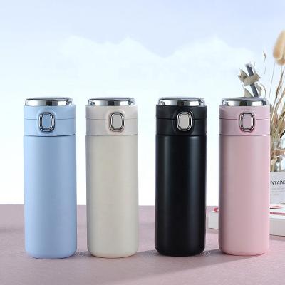 China PORTABLE Creative Smart Display Temperature Pea 304 Stainless Steel Thermo Mug With Logo Customized for sale