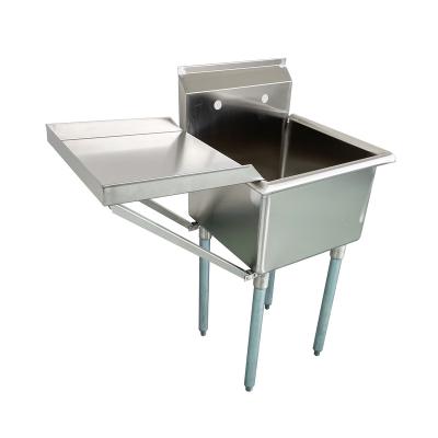 China Without Faucet Jincheng NSF Durable 304 Stainless Steel Utility Sink Heavy Duty With Dismantling Drainer Budget Sink for sale