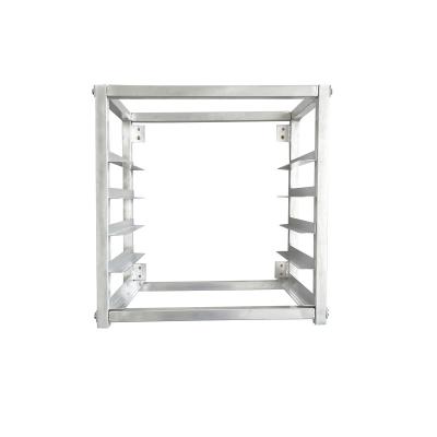 China Hotel Jincheng NSF 5-Tier Aluminum Foil Knock Down Commercial Roll Pan Rack Wall Mounted Aluminum Foil for sale