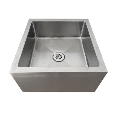 China Hotel Jincheng Heavy Duty Customized Commercial NSF Kitchen Mop Sink One Bowl 304S/S Floor Mop Sink for sale