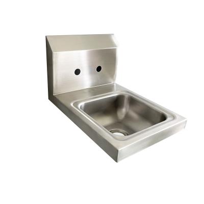 China Without Faucet Jincheng NSF Durable 304 Metal Stainless Steel One Bowl For Kitchen Knock Down Commercial Hand Wash Sink for sale