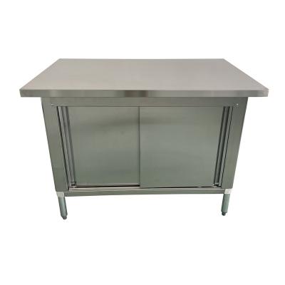 China High Quality Hotel Jincheng Sideboard Stainless Steel Sliding Door With Dish Cabinet for sale