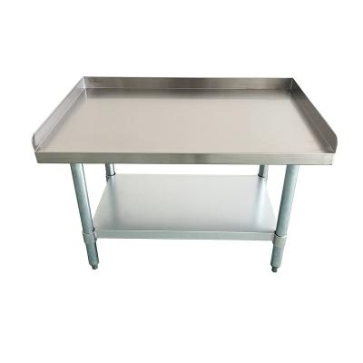 China Kitchen Jincheng NSF Heavy Duty Strong Structure Stainless Steel With Undershelf For Restaurant Equipment Rack for sale