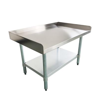 China Kitchen Jincheng NSF Heavy Duty Strong Structure Stainless Steel With Undershelf For Restaurant Metal Equipment Rack for sale