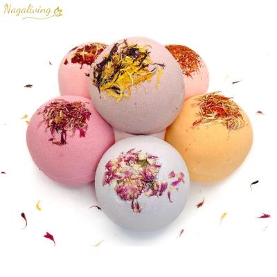 China Hot Selling Spa.Foot Home Spa Gift Set Custom Design Private Label Scented Organic Natural Vegan Bubble Fizzy Bath Bombs for sale