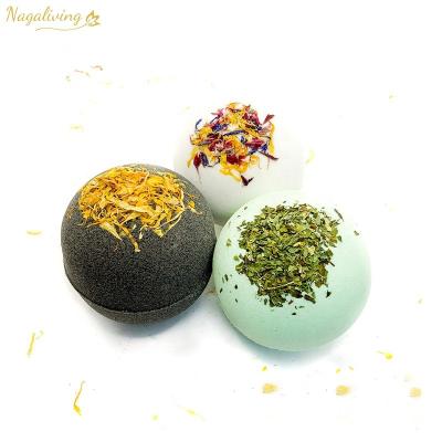 China Private Label Skin Care Spa.Foot Home Spa 3 Set Bath Bombs & Bodies Vegan Scent Organic Bath Boom With 100% Pure Essential Oil for sale