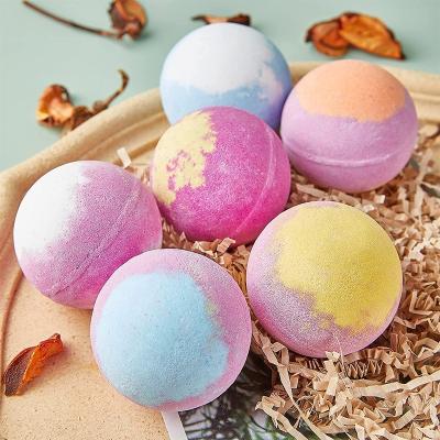 China Homemade Bath Bombs Private Label Vegan Bath Bombs Organic Spa Bath Bombs Bubble Bath Bombs For Skincare Gift Set for sale