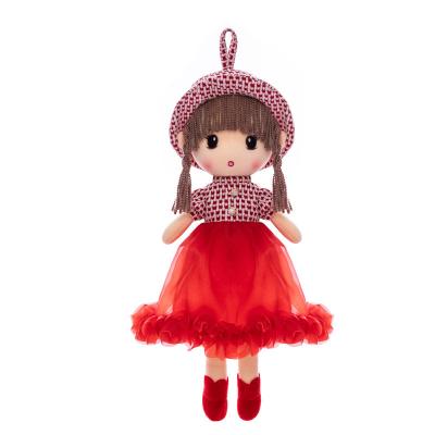 China Cute Cartoon Plush Toys Kids Princess Anna Baby Wedding Dress Girl Doll Birthday Gift Grab Machine Action Number for sale