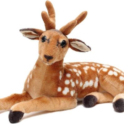 China Creative simulation sika deer doll plush toy cartoon manufacturers sika deer doll personality custom cute decoration dollhouse for sale