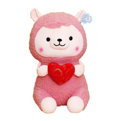 China Wholesale Foreign Trade New Cartoon Alpaca Doll Plush Toys Big Pillow Doll Lovely Cuddle Cute Sheep Doll for sale