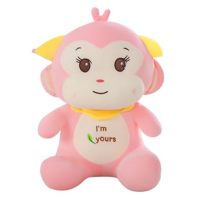 China Cute cartoon plush toy cute banana monkey stock number fruit monkey doll doll maker gifts for sale