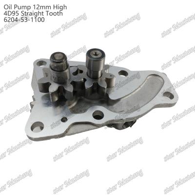 China Oil Pump 4D95 12mm High Straight Teeth 6204-53-1100 for sale