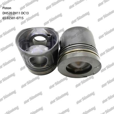 China Pistón DH520 DV11 DC13 65.02501-0715 Para las piezas de reparación de motores diésel Doosan en venta