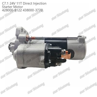 China Engine Starter Motor C7.1 DI Type 24V 11T 428000-9122 438000-3770 For Caterpillar Engine Spare Parts for sale