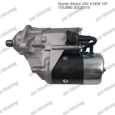 중국 1552880 Engine Starter Motor 24V 4.5KW 10T 20220510 For CUMMINS Engine Spare Parts 판매용