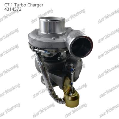 China Turbocharger C7.1 4314572 Engine Part with Integral Structure and 6 Months for sale