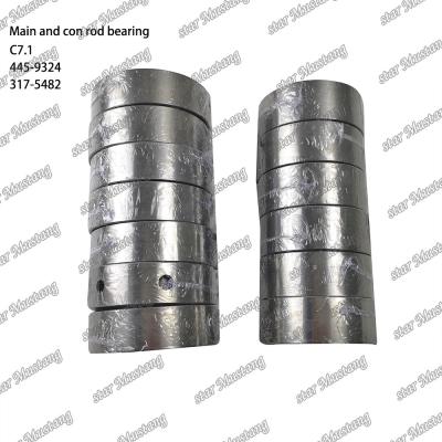 China Main bearing and con rod bearing C7.1 STD 445-9324 317-5482 Suitable For Caterpillar Engine Spare Parts à venda